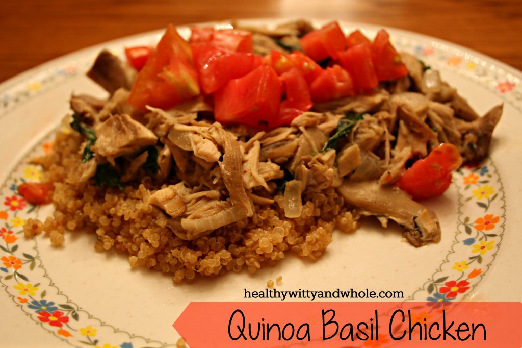 quinoa basil chicken